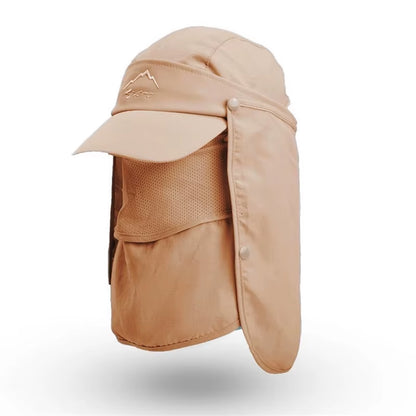 Summer Multifunctional Sunscreen Hat Outdoor Anti-Uv Hat Neck Cover Men Women Fast Dry Cap for Fishing Cycling Hiking Camping