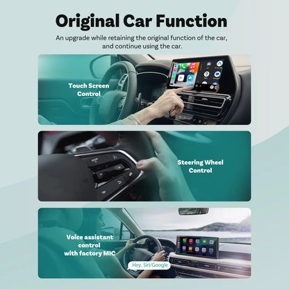 2025 New  MINI Wireless Android Auto Carplay Adapter Box Bluetooth Car Accessories for Iphone for Samsung Google Phone