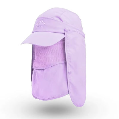 Summer Multifunctional Sunscreen Hat Outdoor Anti-Uv Hat Neck Cover Men Women Fast Dry Cap for Fishing Cycling Hiking Camping